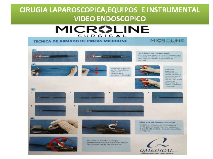 CIRUGIA LAPAROSCOPICA, EQUIPOS E INSTRUMENTAL VIDEO ENDOSCOPICO CIRUGIA LAPAROSCOPICA, EQUIPOS E INSTRUMENTAL VIDEO ENDOSCOPICO