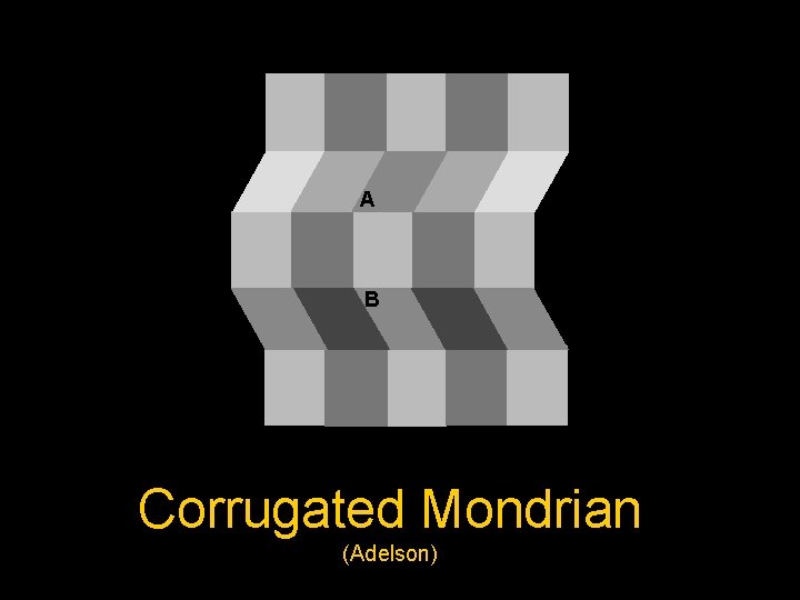 A B Corrugated Mondrian (Adelson) 