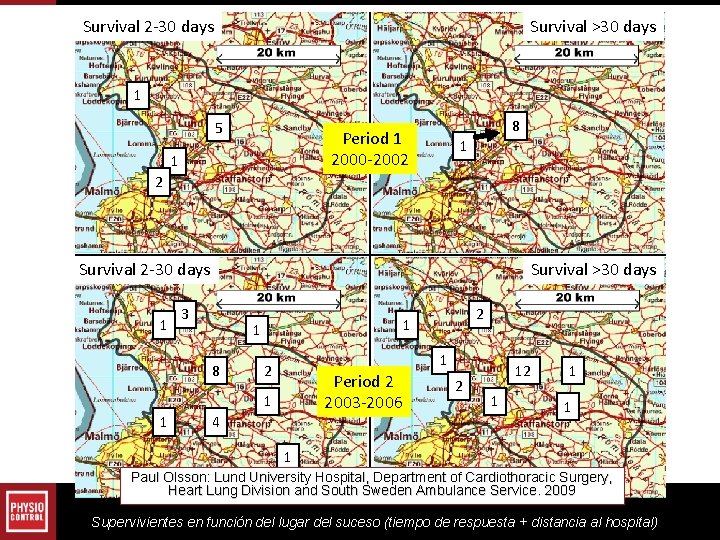 Survival 2 -30 days Survival >30 days 1 5 8 Period 1 2000 -2002 Survival 2 -30 days Survival >30 days 1 5 8 Period 1 2000 -2002