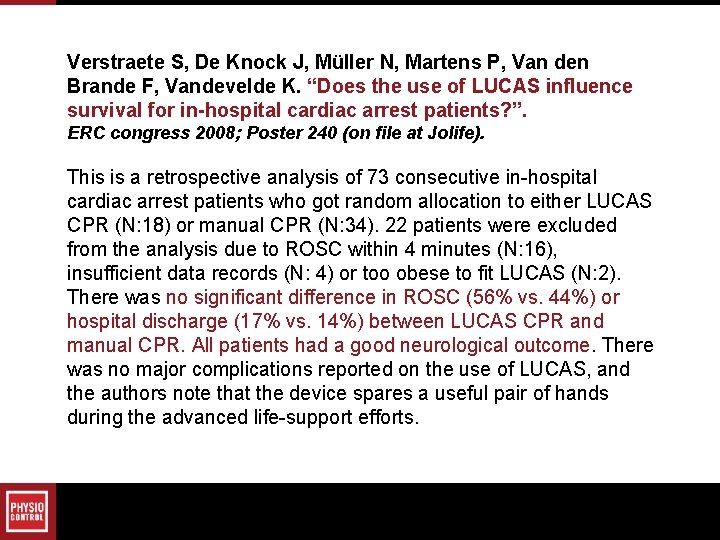 Verstraete S, De Knock J, Müller N, Martens P, Van den Brande F, Vandevelde Verstraete S, De Knock J, Müller N, Martens P, Van den Brande F, Vandevelde