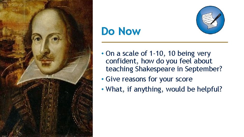 Do Now • On a scale of 1 -10, 10 being very confident, how