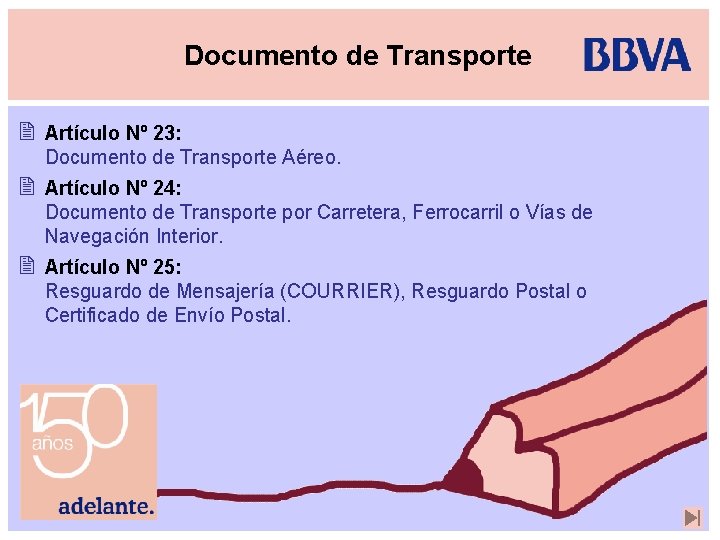 Documento de Transporte 2 Artículo Nº 23: Documento de Transporte Aéreo. 2 Artículo Nº