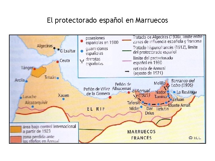 El protectorado español en Marruecos 