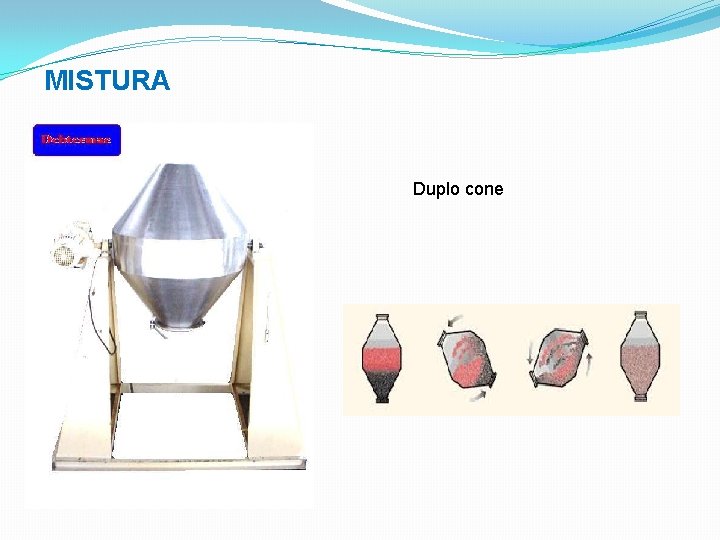 MISTURA Duplo cone 