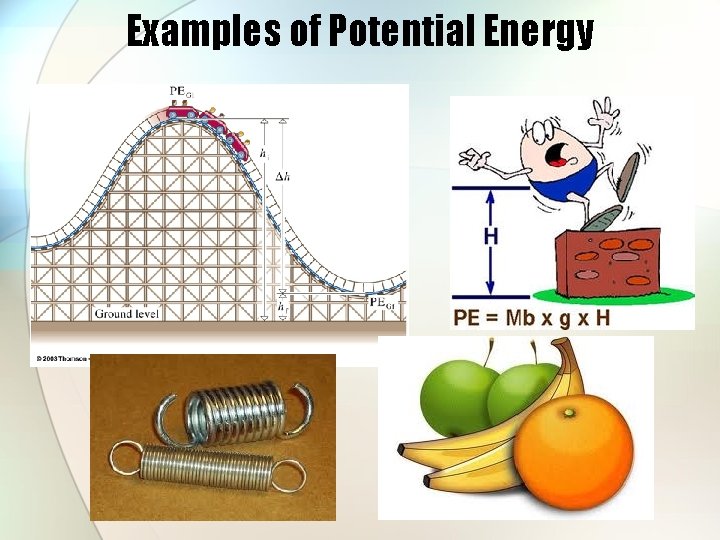 Examples of Potential Energy 