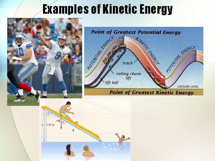 Examples of Kinetic Energy 