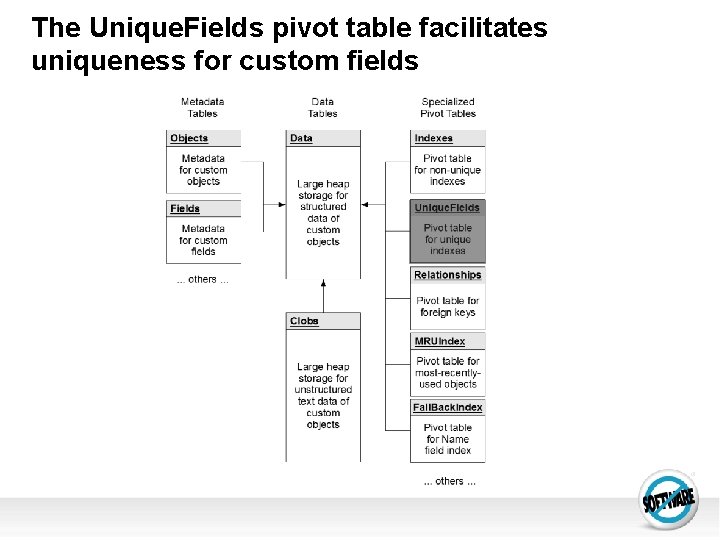 The Unique. Fields pivot table facilitates uniqueness for custom fields 