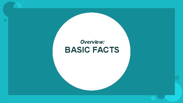 Overview: BASIC FACTS 