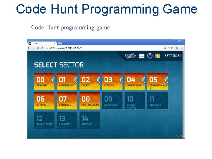 Code Hunt Programming Game 