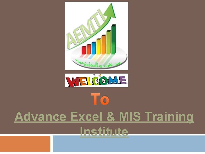 To Advance Excel & MIS Training Institute 