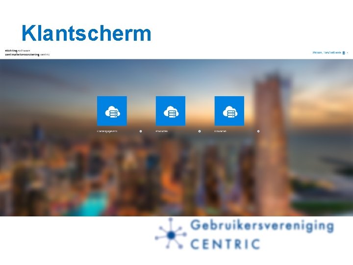 Klantscherm 