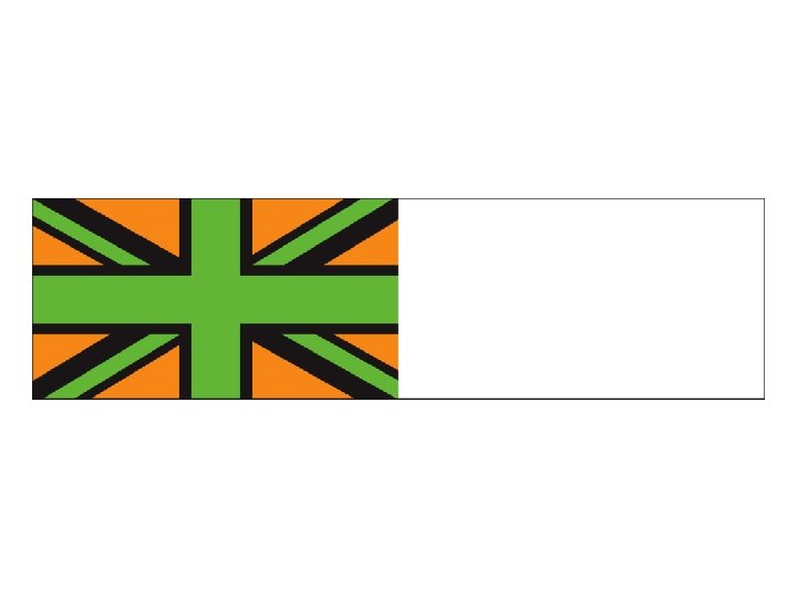 A orange and green version of the Union Jack, flag of the United Kingdom. A orange and green version of the Union Jack, flag of the United Kingdom.