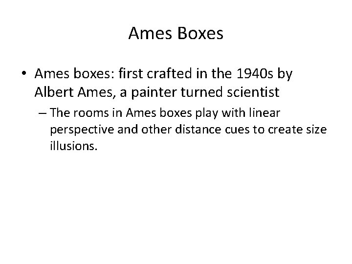 Ames Boxes • Ames boxes: first crafted in the 1940 s by Albert Ames, Ames Boxes • Ames boxes: first crafted in the 1940 s by Albert Ames,