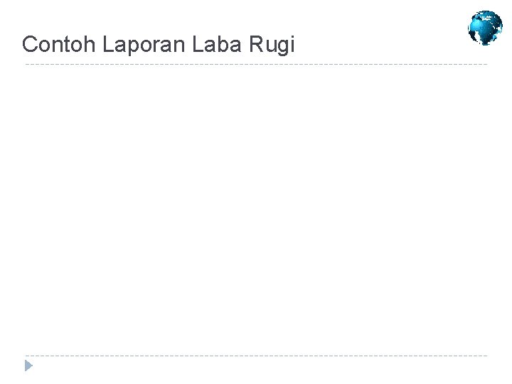 Contoh Laporan Laba Rugi 