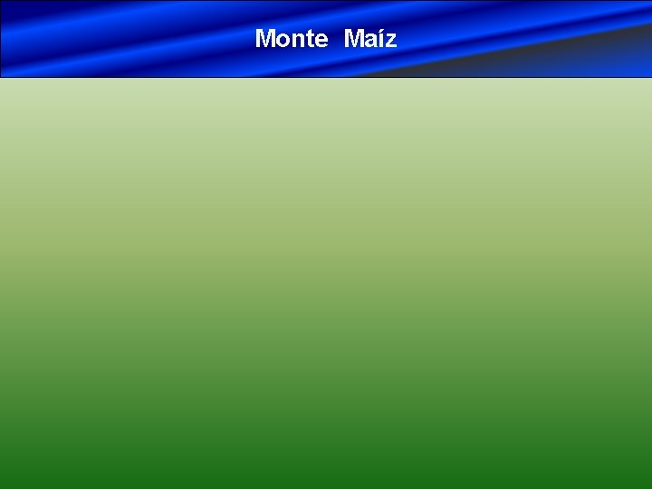Monte Maíz 