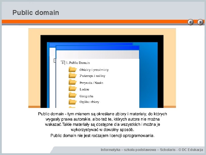 Public domain Informatyka – szkoła podstawowa – Scholaris - © DC Edukacja 