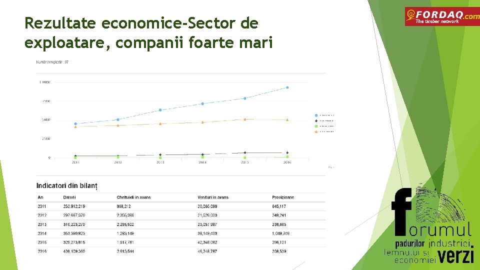 Rezultate economice-Sector de exploatare, companii foarte mari 
