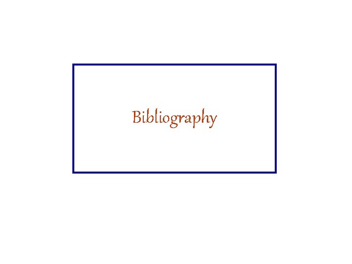Bibliography 
