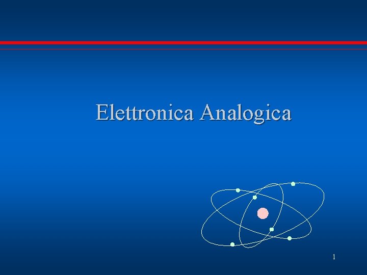Elettronica Analogica 1 