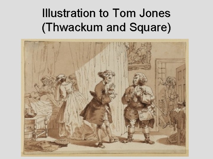 Illustration to Tom Jones (Thwackum and Square) 