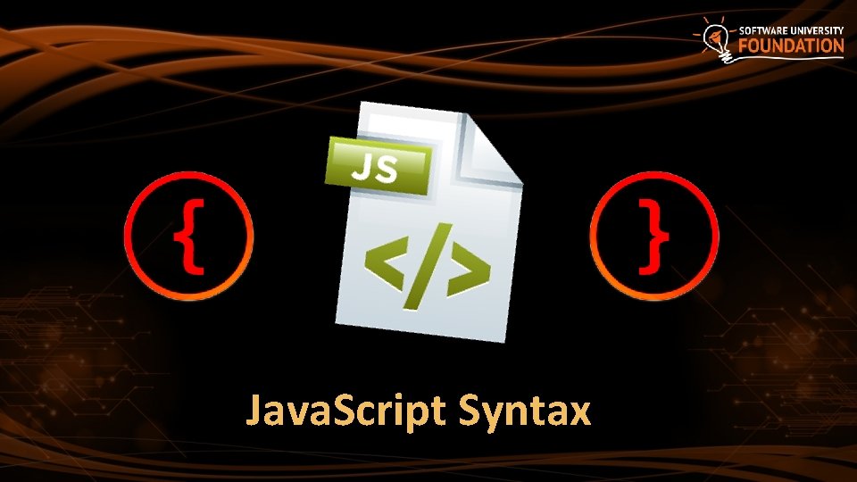 Java. Script Syntax 