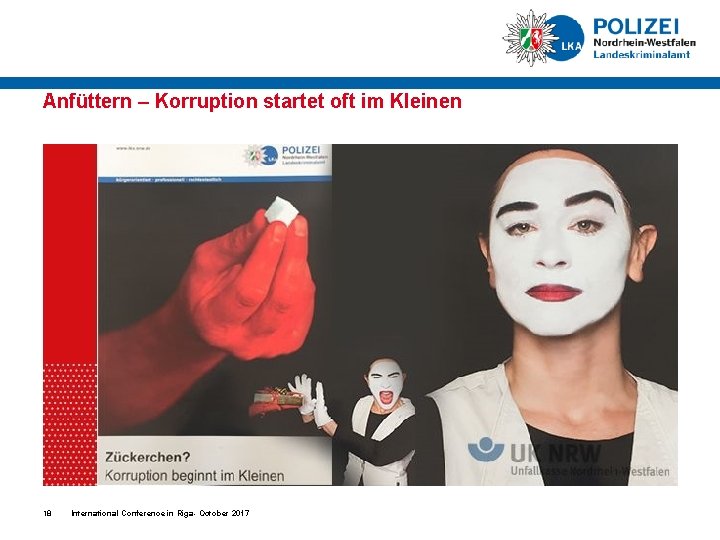 Anfüttern – Korruption startet oft im Kleinen 18 International Conference in Riga- October 2017