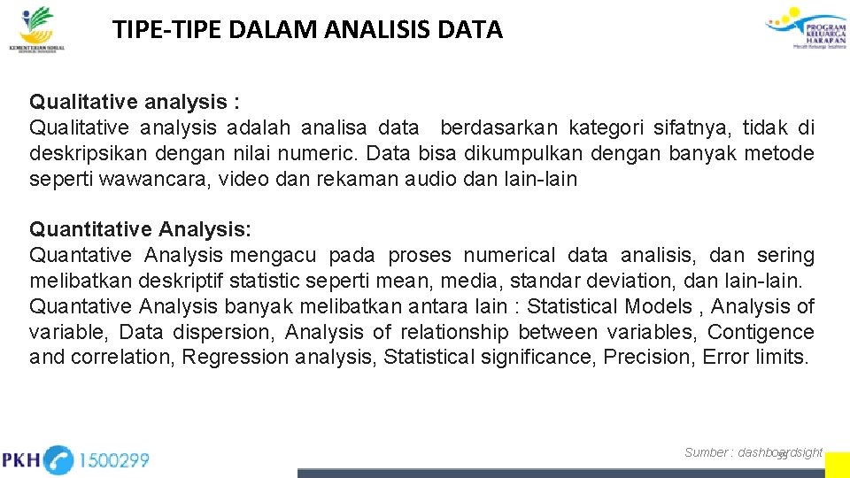 TIPE-TIPE DALAM ANALISIS DATA Qualitative analysis : Qualitative analysis adalah analisa data berdasarkan kategori TIPE-TIPE DALAM ANALISIS DATA Qualitative analysis : Qualitative analysis adalah analisa data berdasarkan kategori