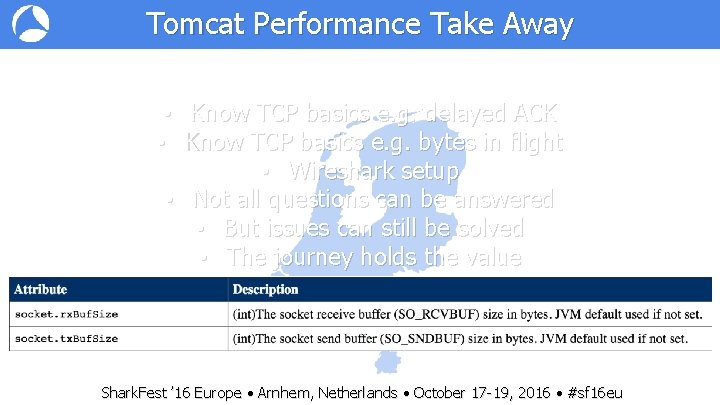 Tomcat Performance Take Away • Know TCP basics e. g. delayed ACK • Know
