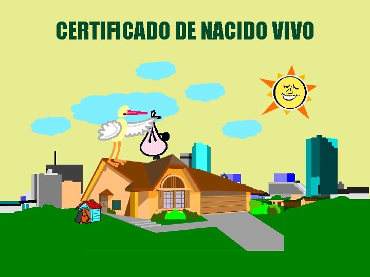 CERTIFICADO DE NACIDO VIVO. 