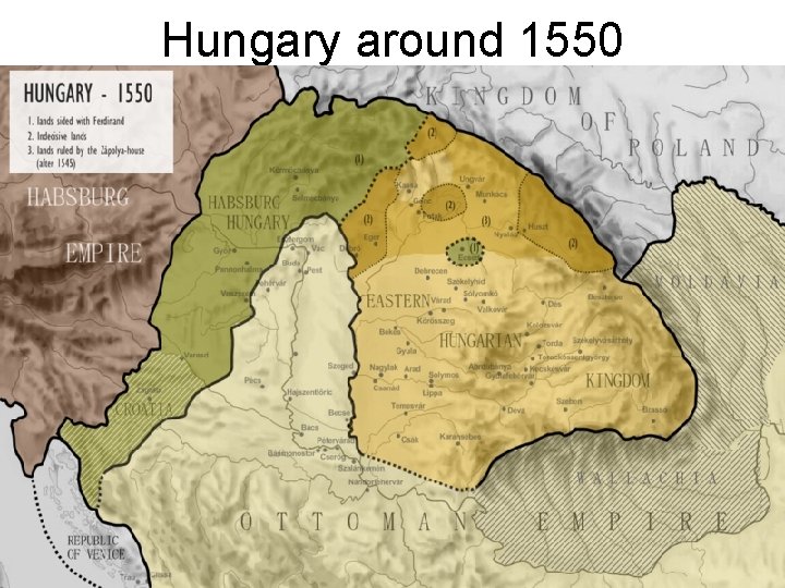 Hungary around 1550 