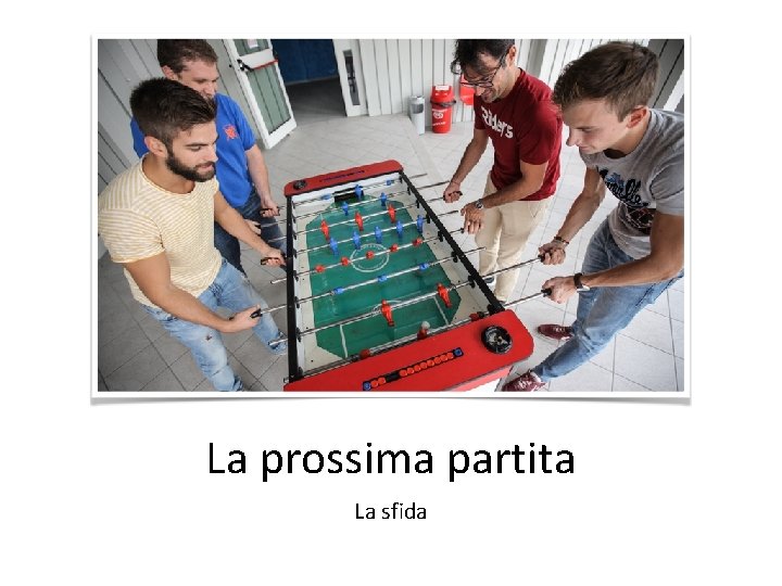 La prossima partita La sfida 