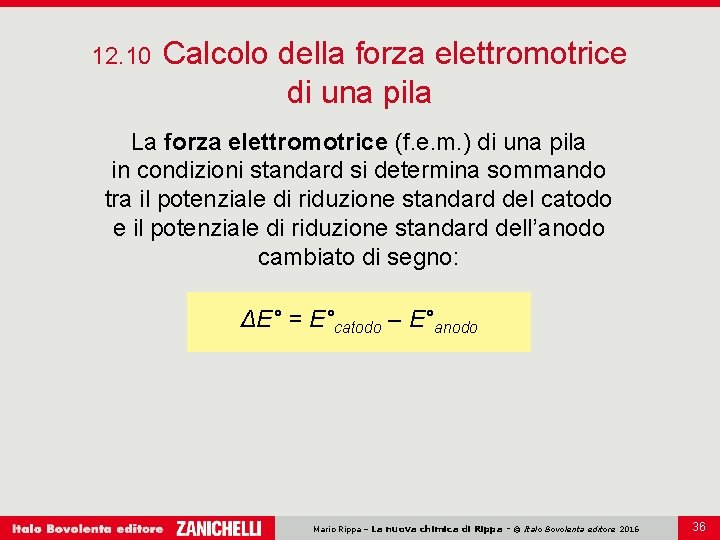 Dalle soluzioni alla chimica del carbonio Capitolo 12