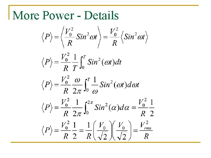 More Power - Details 