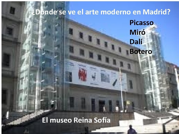 ¿Dónde se ve el arte moderno en Madrid? Picasso Miró Dalí Botero El museo