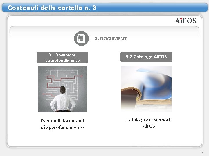 Contenuti della cartella n. 3 3. DOCUMENTI 3. 1 Documenti approfondimento Eventuali documenti di
