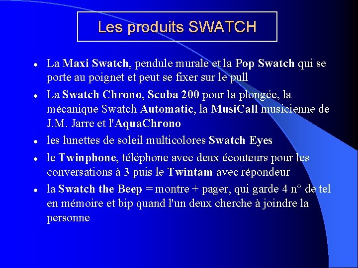 Les produits SWATCH l l l La Maxi Swatch, pendule murale et la Pop