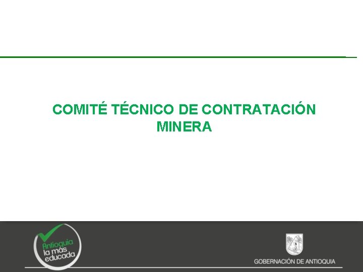 COMITÉ TÉCNICO DE CONTRATACIÓN MINERA 