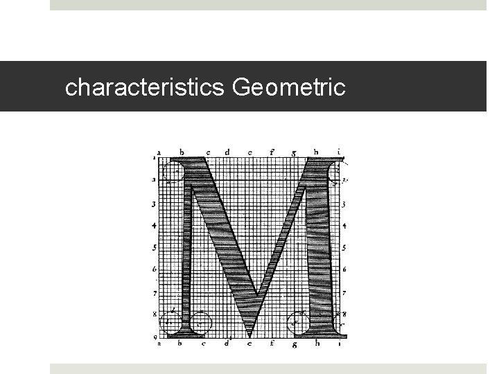 characteristics Geometric 