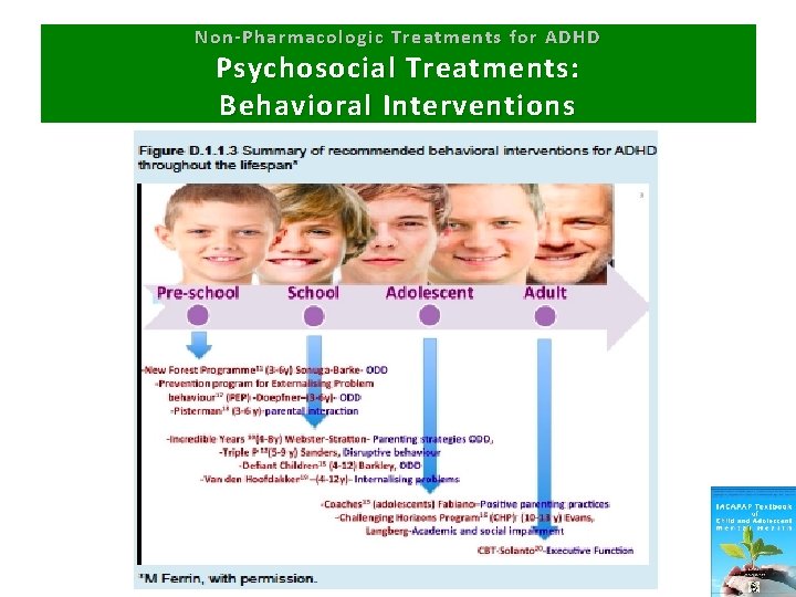 Non-Pharmacologic Treatments for ADHD Psychosocial Treatments: Behavioral Interventions 