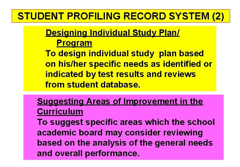 INTEGRATED HOLISTIC EDUCATION SYSTEM A PRESENTATION FOR YPI