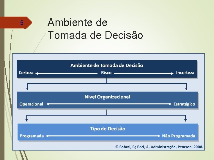 5 Ambiente de Tomada de Decisão 