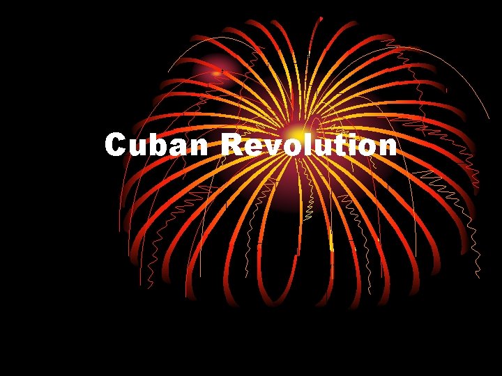 Cuban Revolution 