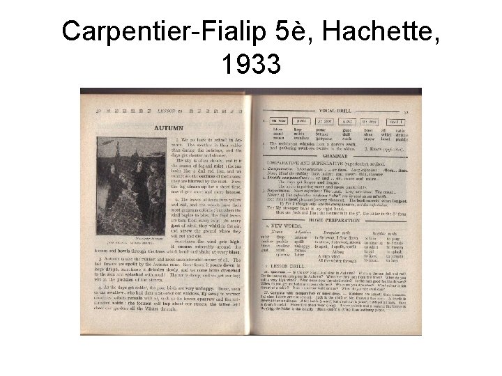 Carpentier-Fialip 5è, Hachette, 1933 