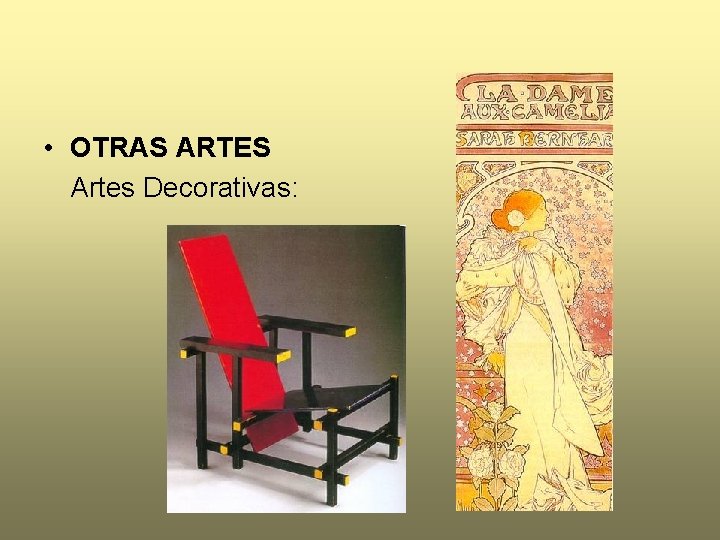  • OTRAS ARTES Artes Decorativas: 
