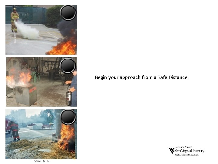 Begin your approach from a Safe Distance Begin your approach from a Safe Distance