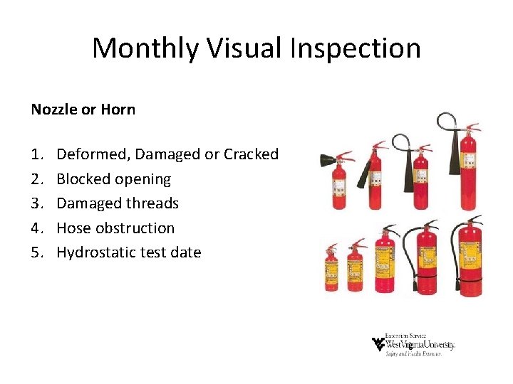 Monthly Visual Inspection Nozzle or Horn 1. 2. 3. 4. 5. Deformed, Damaged or Monthly Visual Inspection Nozzle or Horn 1. 2. 3. 4. 5. Deformed, Damaged or
