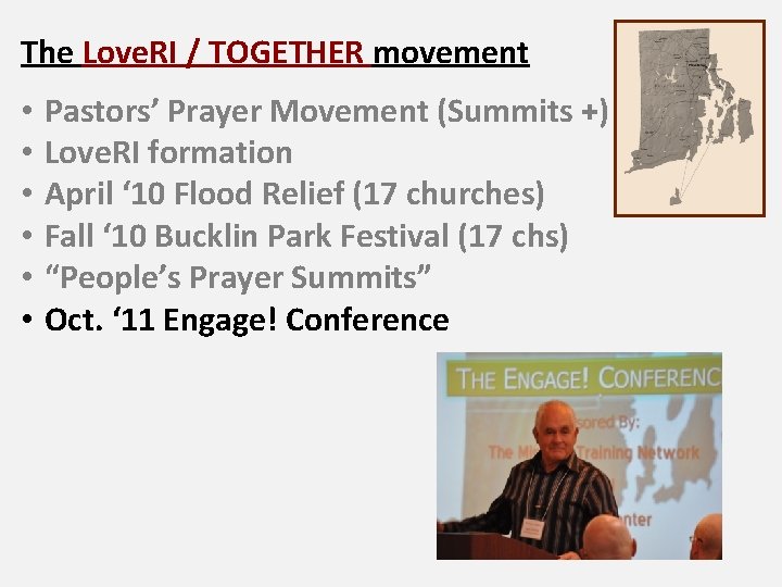 The Love. RI / TOGETHER movement • • • Pastors’ Prayer Movement (Summits +)