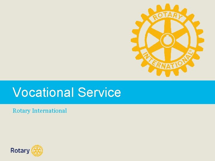 Vocational Service Rotary International 