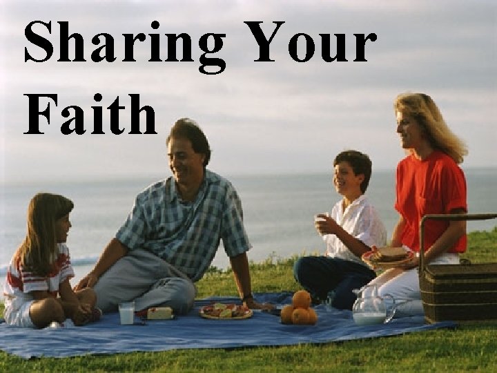 Sharing Your Faith 