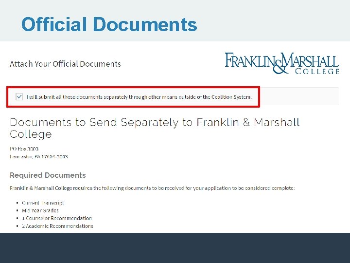 Official Documents 